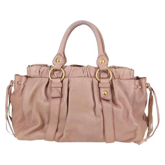 Rosa Miu Miu Veske - Skinn