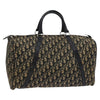 CHRISTIAN DIOR BOSTON BAG 40 TROTTER CANVAS