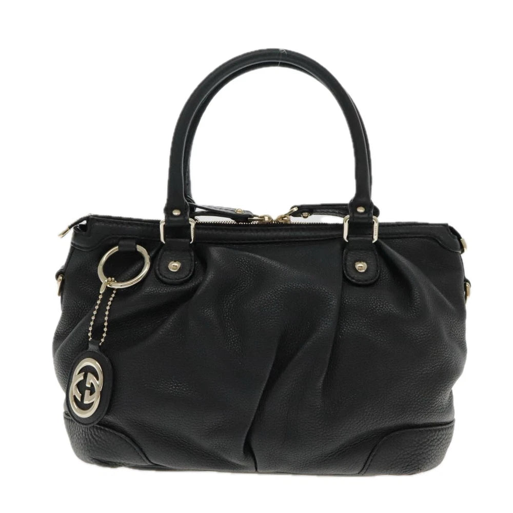 GUCCI SUKEY BAG BLACK LEATHER