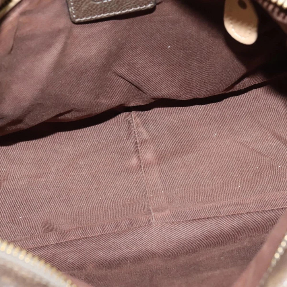CHLOE PARATY BAG BROWN LEATHER