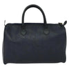 Vintage Dior Boston Bag - Navy Trotter Canvas