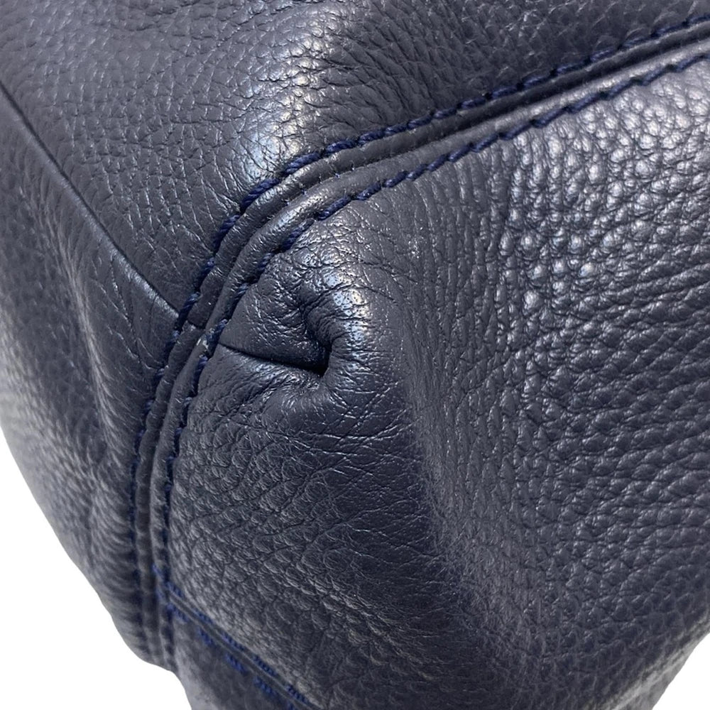 Coach Bag - Navy Leather
