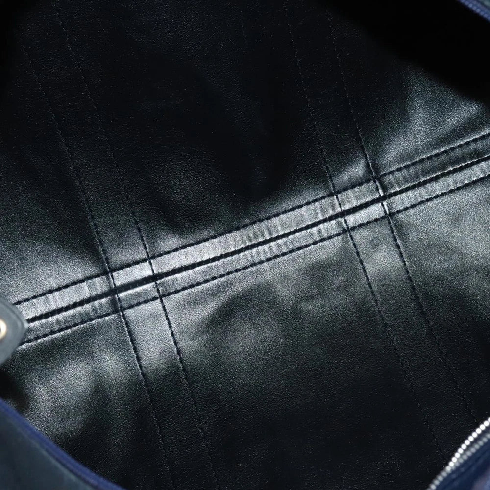 Vintage Dior Boston Bag - Navy Trotter Canvas