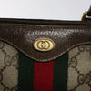 GUCCI BOSTON BAG GG SUPREME WEB SHERRY LINE