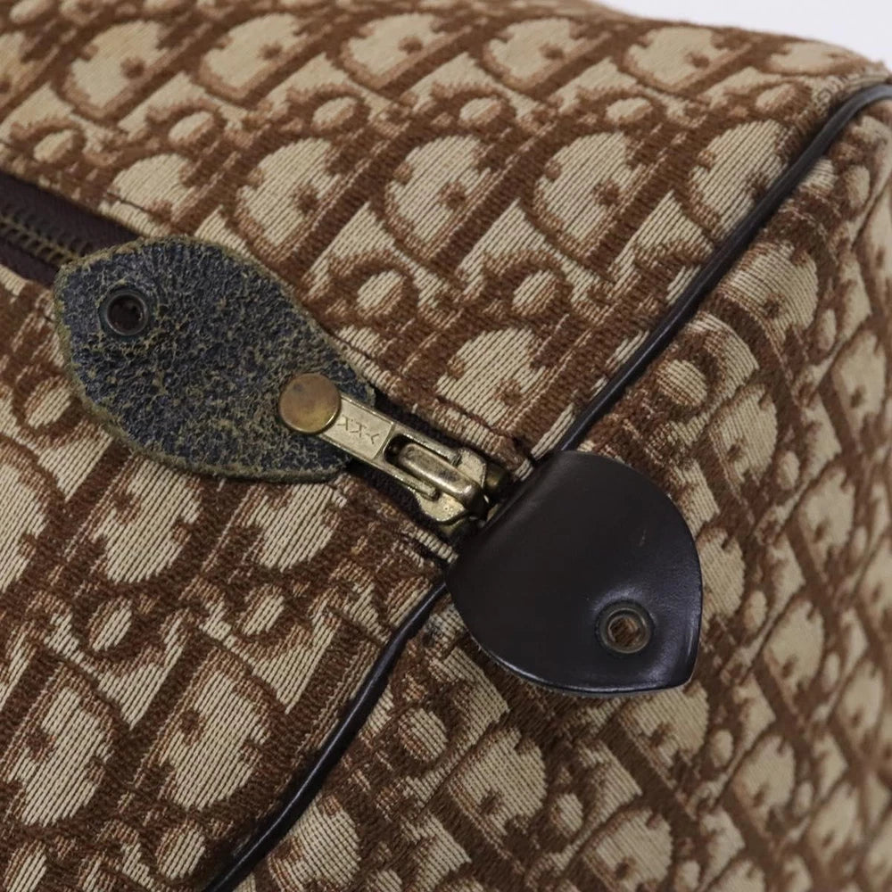 CHRISTIAN DIOR BOSTON BAG TROTTER CANVAS