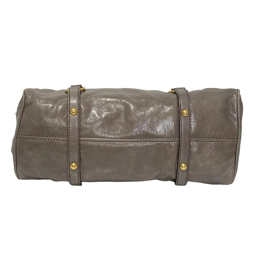 Vintage Miu Miu Veske - Grå Skinn