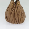 MIU MIU BAG BROWN MATELASSE LEATHER