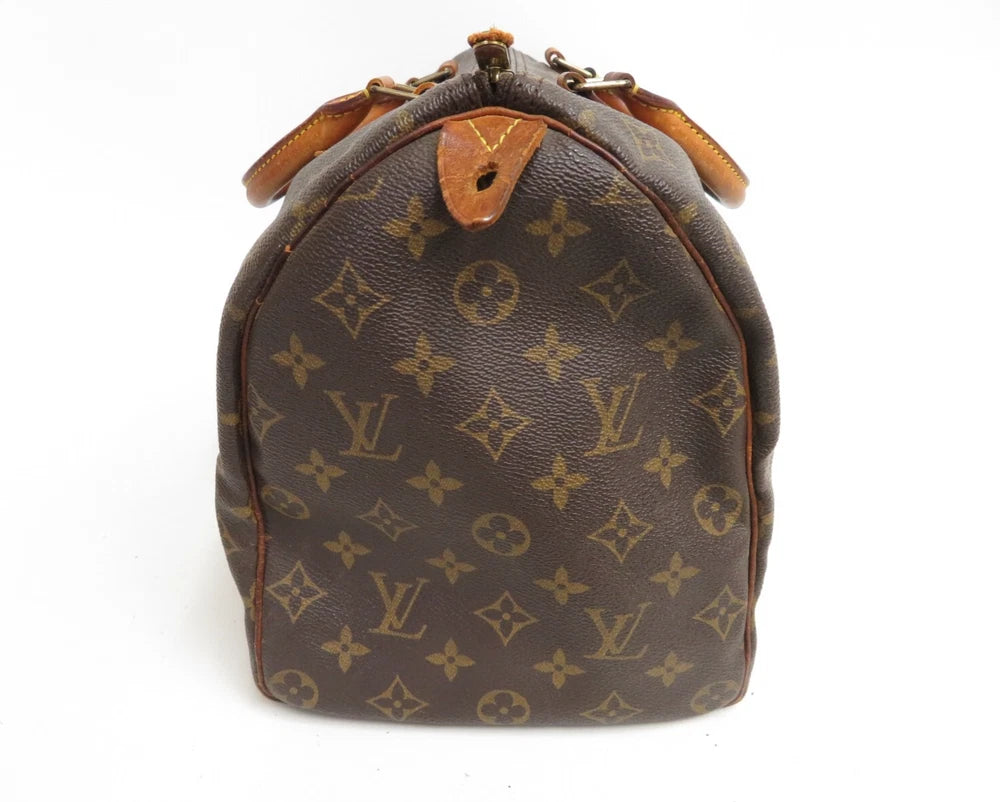 LOUIS VUITTON SPEEDY 35 BAG MONOGRAM CANVAS