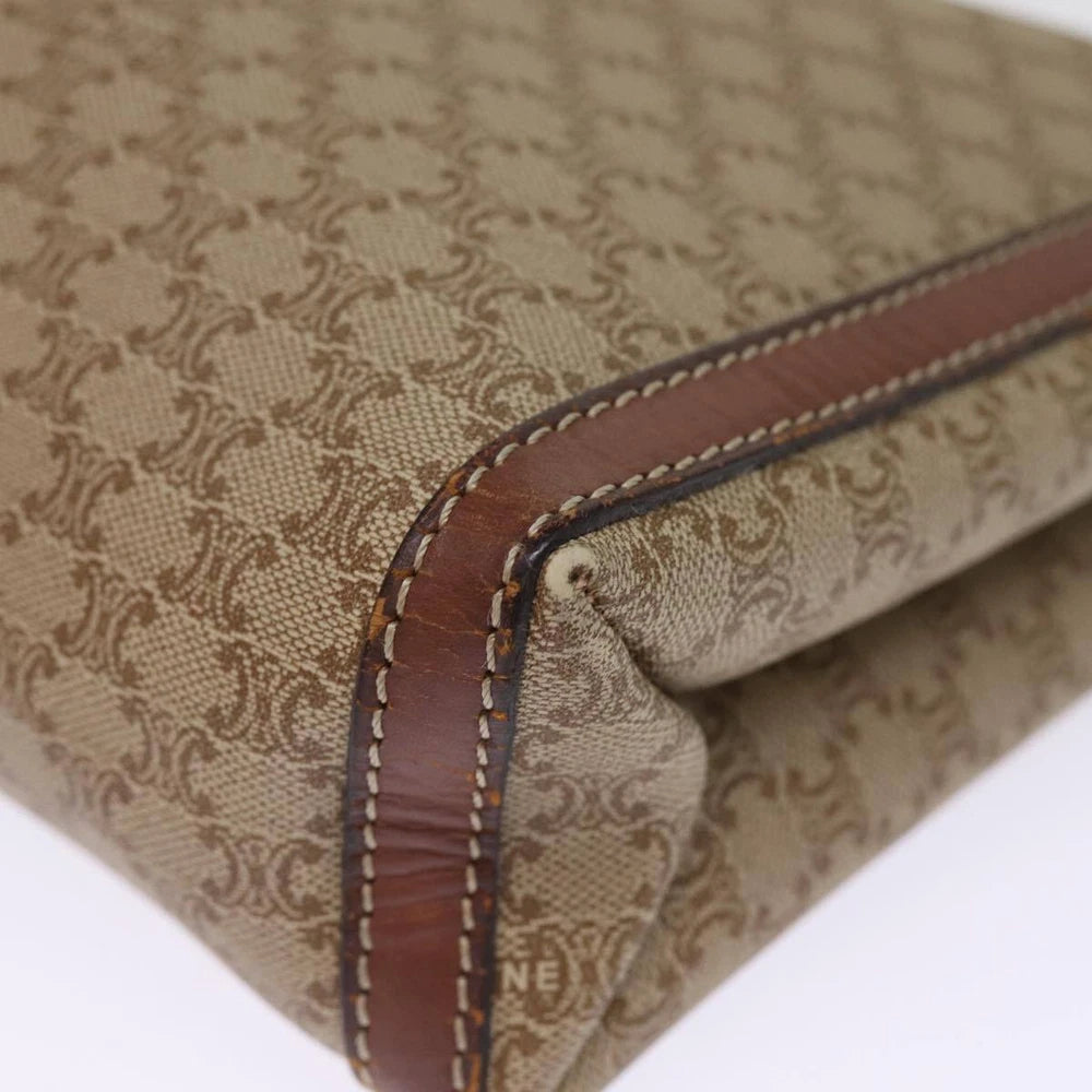 CELINE CLUTCH MACADAM CANVAS