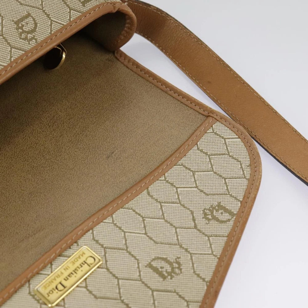 Vintage Dior Shoulder Bag - Honeycomb Canvas