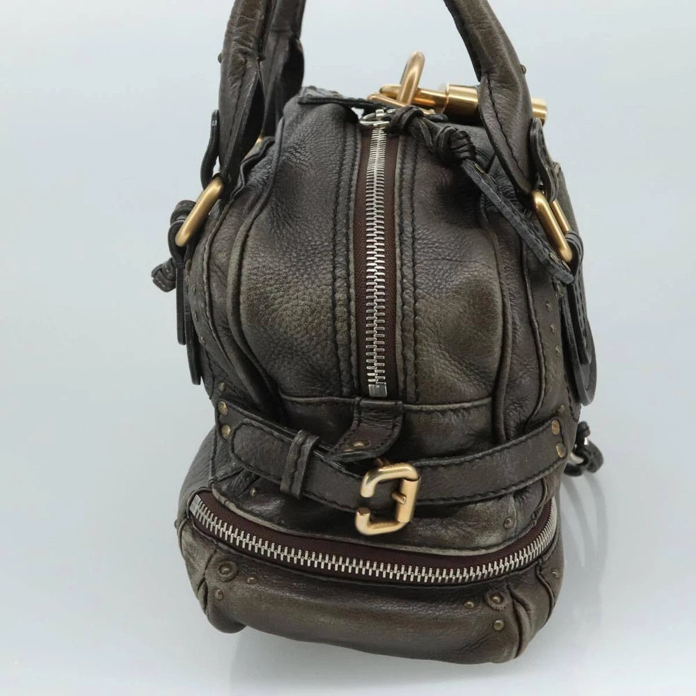 CHLOE PADDINGTON BROWN LEATHER