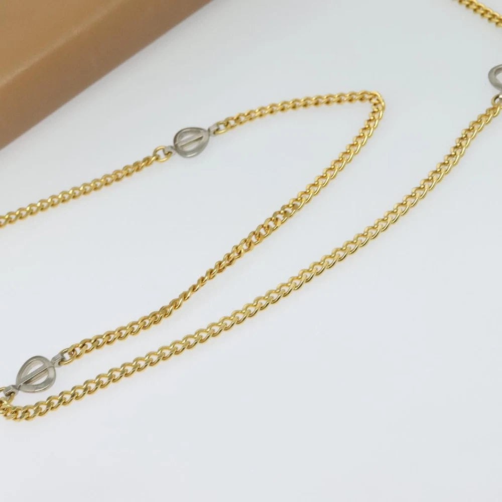 Christian Dior Chain Shoulder Bag - Beige Leather
