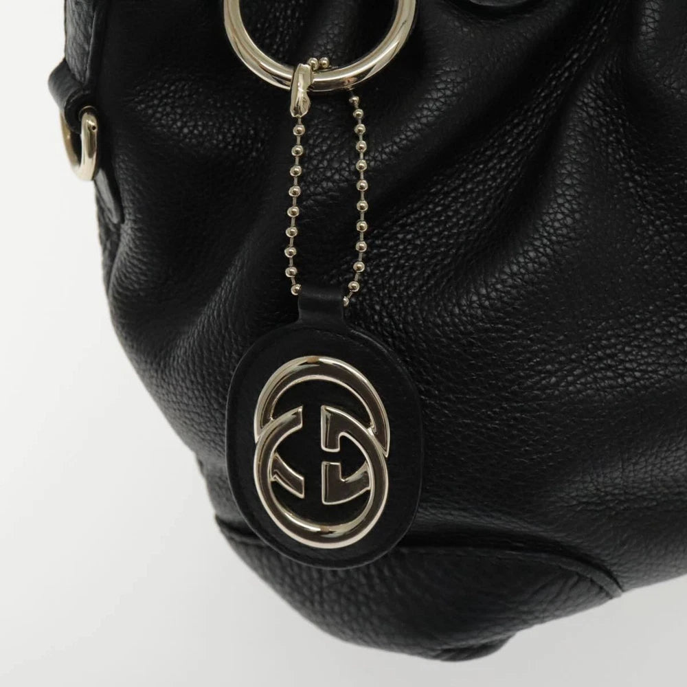 GUCCI SUKEY BAG BLACK LEATHER