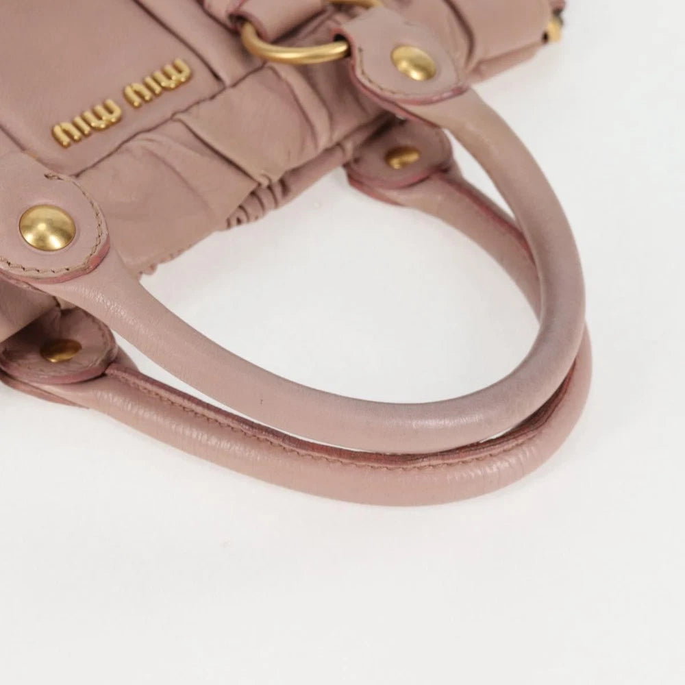 Rosa Miu Miu Veske - Skinn