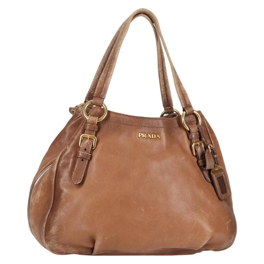 Vintage Prada Veske - Brun Skinn