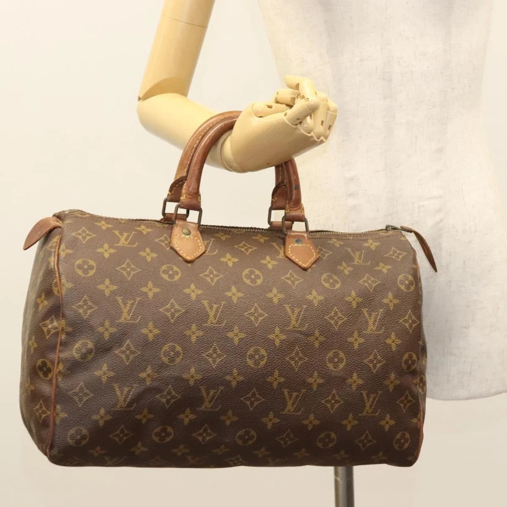 Vintage Louis Vuitton Speedy 35 Bag - Monogram Canvas