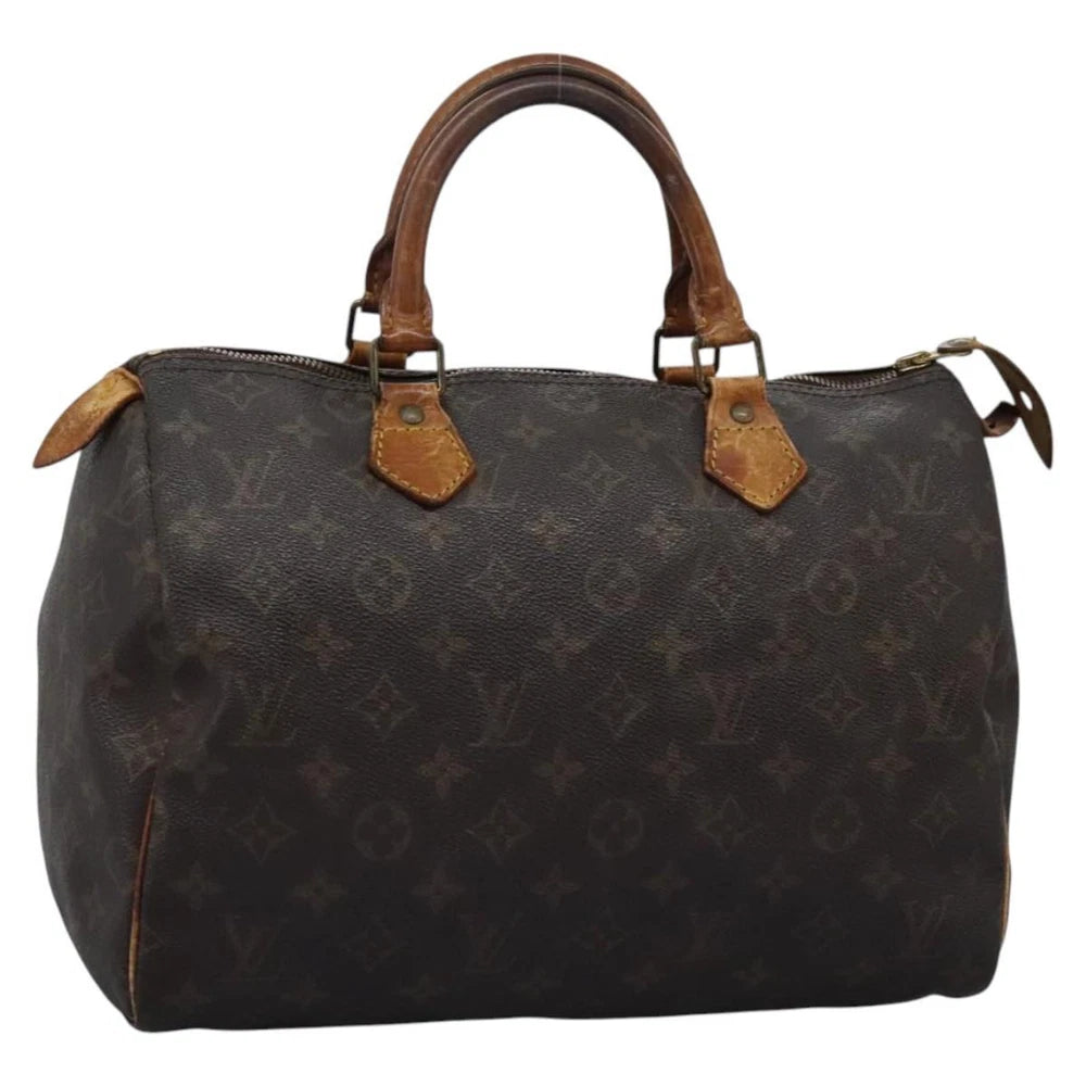 VINTAGE LOUIS VUITTON SPEEDY 30 BAG MONOGRAM CANVAS