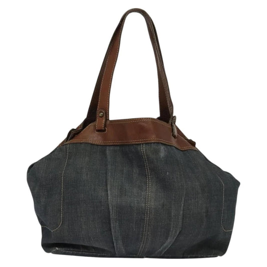 Vintage Burberry Tote Bag - Blue Denim