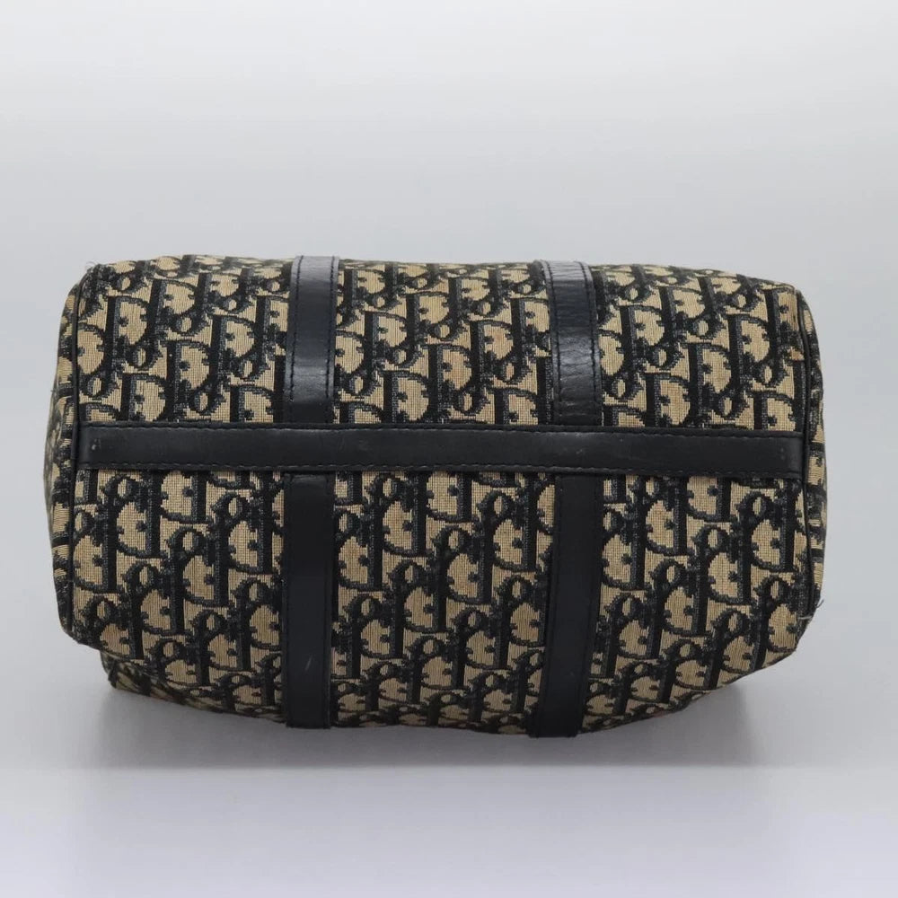 CHRISTIAN DIOR BOSTON BAG 30 TROTTER CANVAS