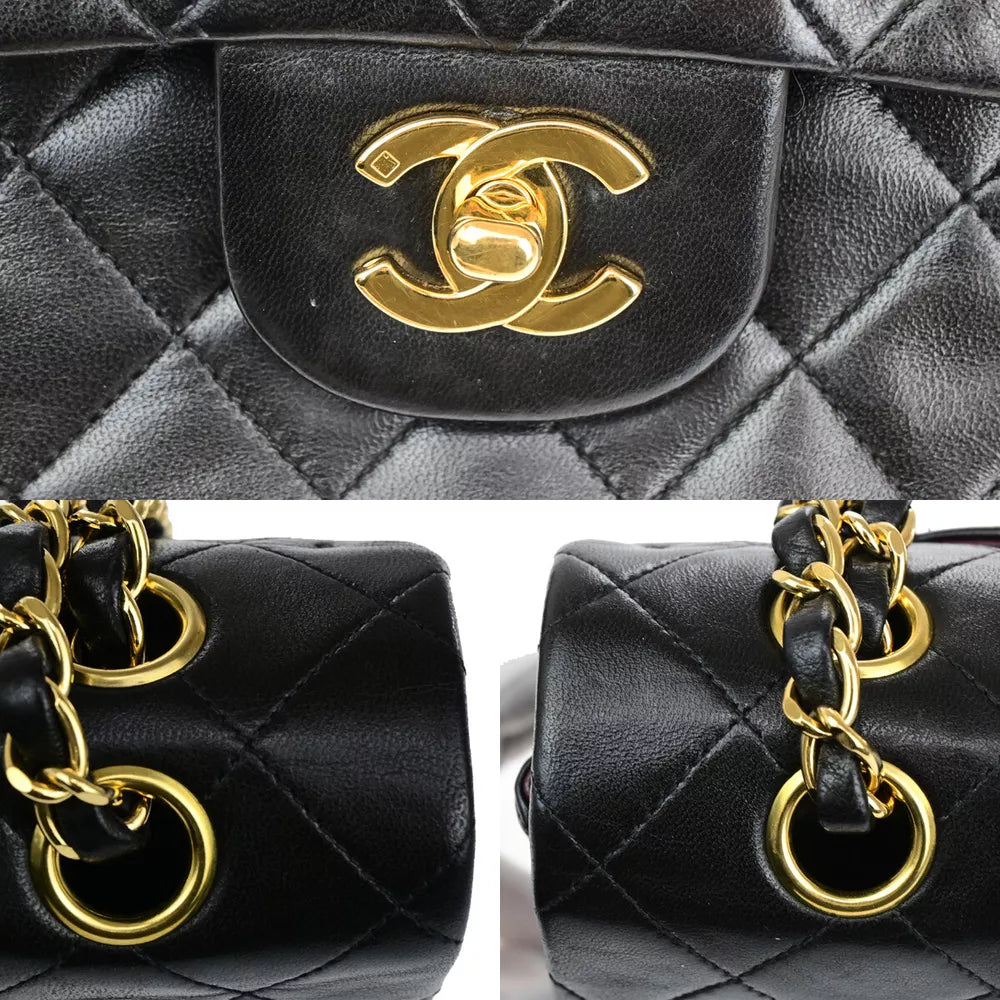 VINTAGE CHANEL MATELASSE 25 DOUBLE FLAP BAG