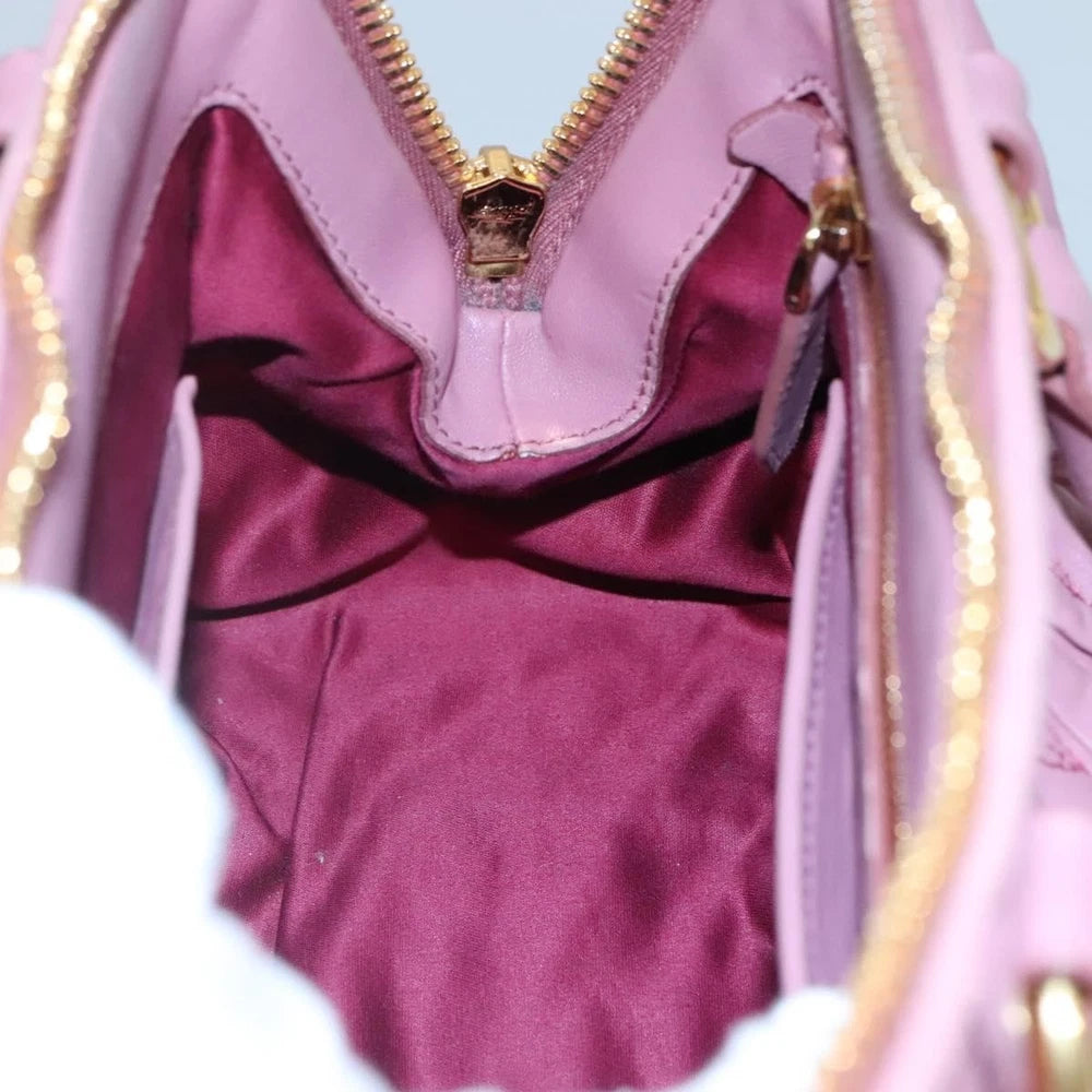 Miu Miu Matelasse Bag - Pink Leather