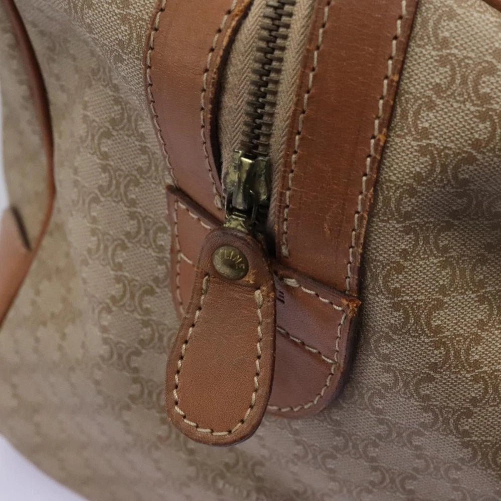 CELINE BOSTON BAG MACADAM CANVAS