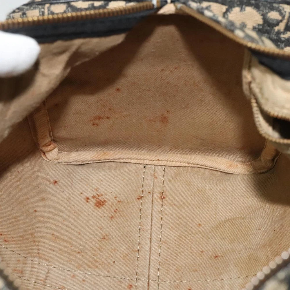 CHRISTIAN DIOR BOSTON BAG 30 TROTTER CANVAS