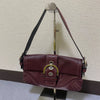Vintage Coach Veske- Burgunder Leather　