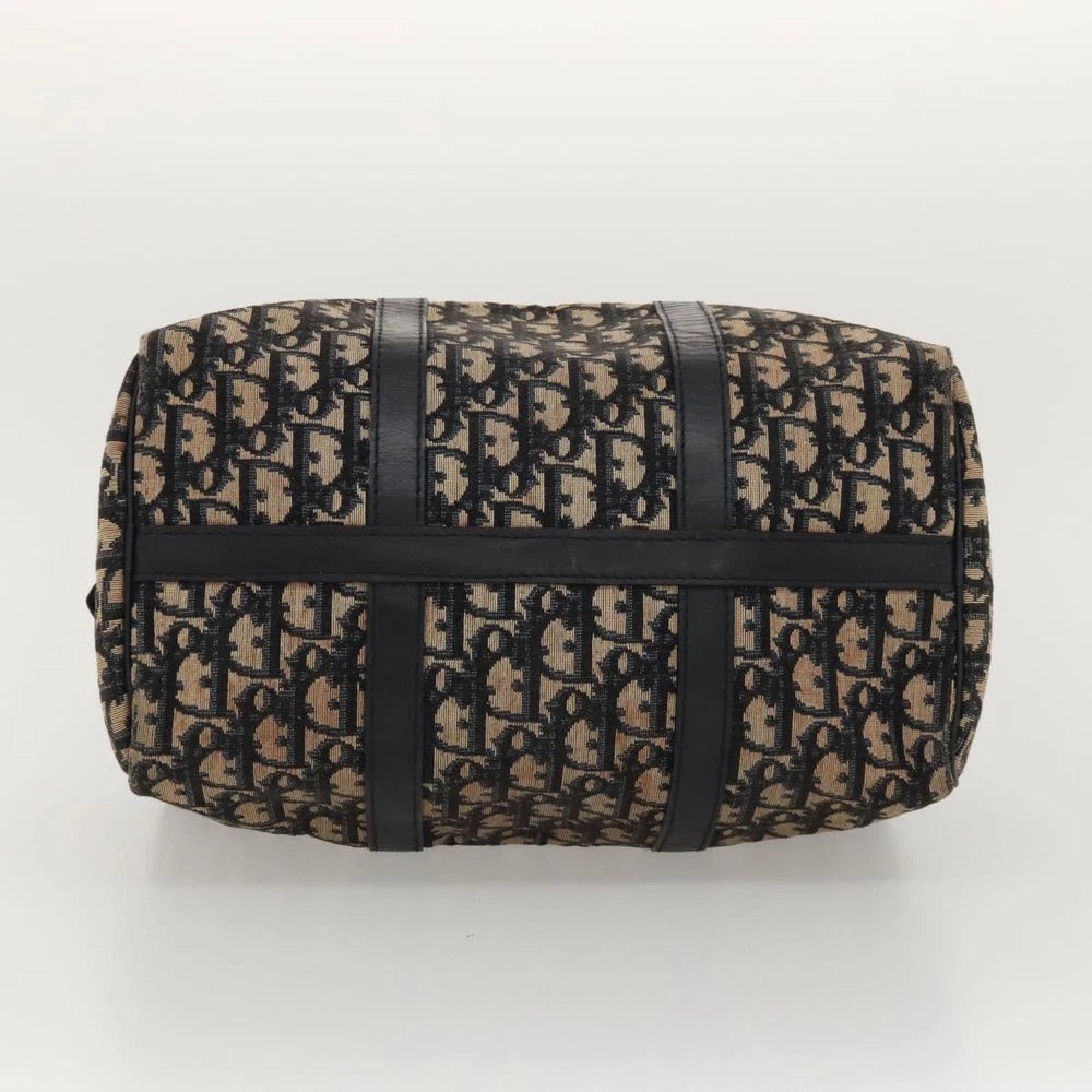 CHRISTIAN DIOR BOSTON BAG 30 TROTTER CANVAS