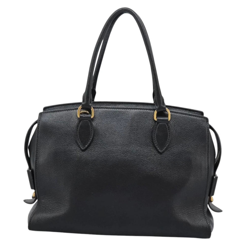 PRADA SAFFIANO BAG BLACK LEATHER