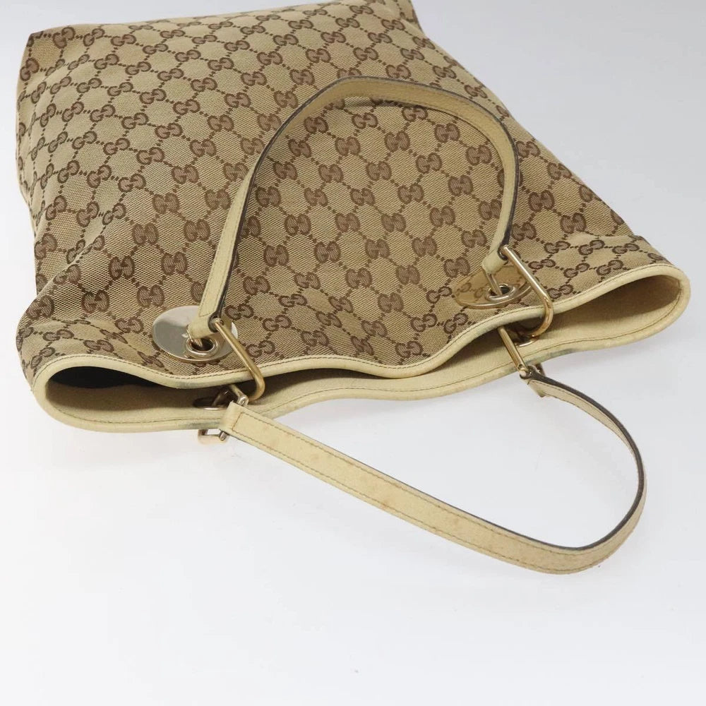 GUCCI TOTE BAG BEIGE GG CANVAS