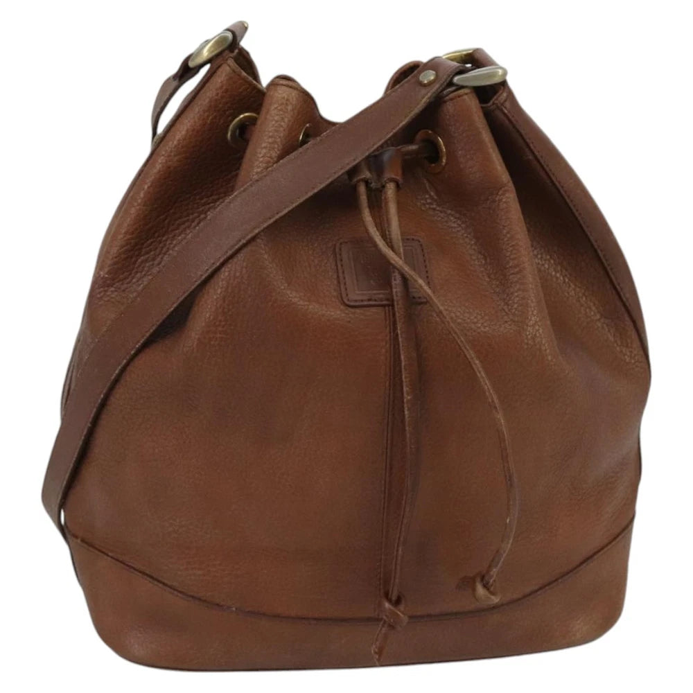 Burberry Bucket Bag - Brown Leather