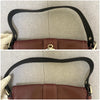 Vintage Coach Veske- Burgunder Leather　