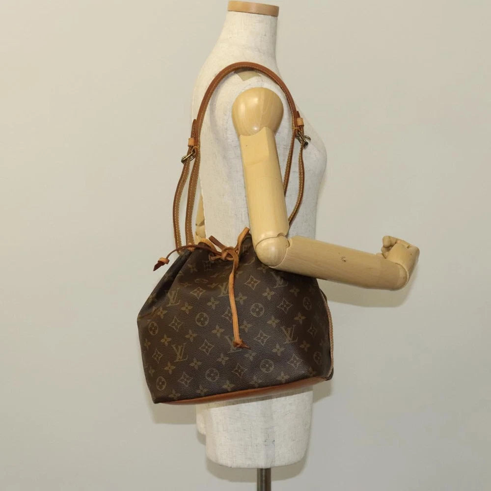 LOUIS VUITTON PETIT NOE BUCKET BAG MONOGRAM CANVAS