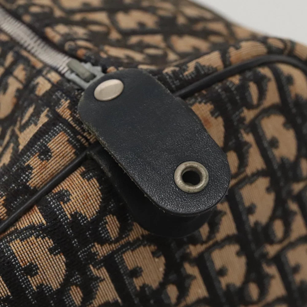 CHRISTIAN DIOR BOSTON BAG 40 TROTTER CANVAS
