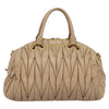 Miu Miu Matelasse Bag - Beige Leather