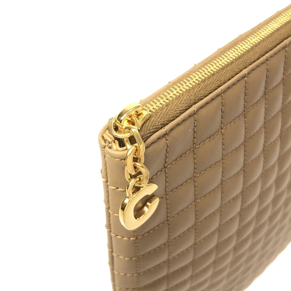 CELINE C CHARM CLUTCH