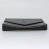 SAINT LAURENT CLUTCH BLACK LEATHER