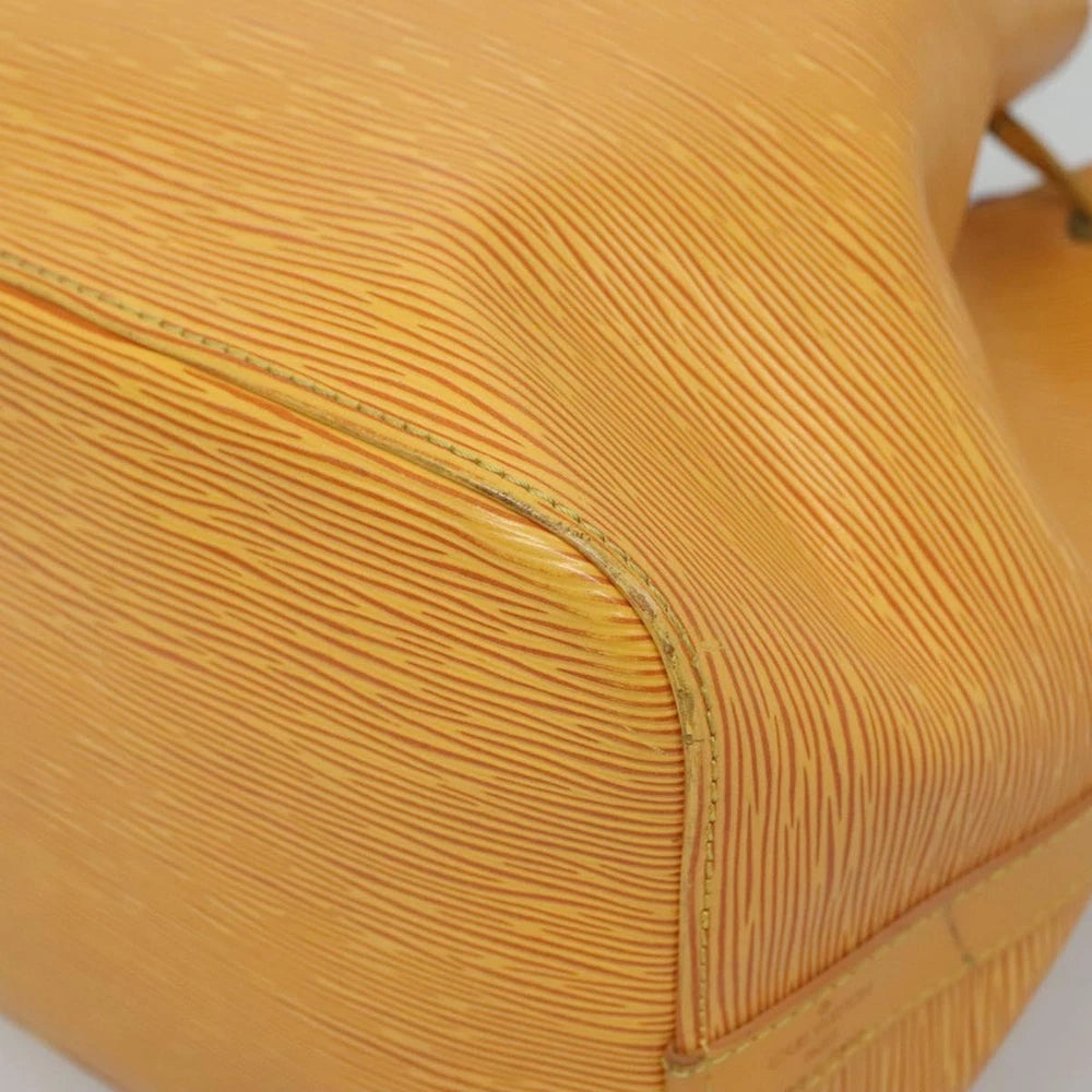 LOUIS VUITTON PETIT NOE BAG EPI LEATHER YELLOW