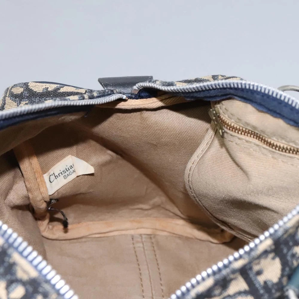 CHRISTIAN DIOR BOSTON BAG TROTTER CANVAS