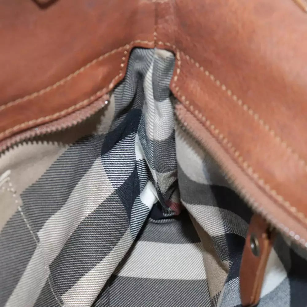 BURBERRY CANVAS SHOULDER BAG