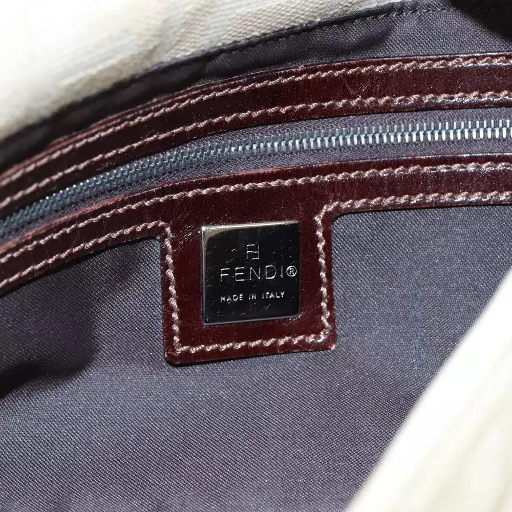 FENDI MAMMA BAGUETTE SHOULDER BAG ZUCCA CANVAS - Brands Select