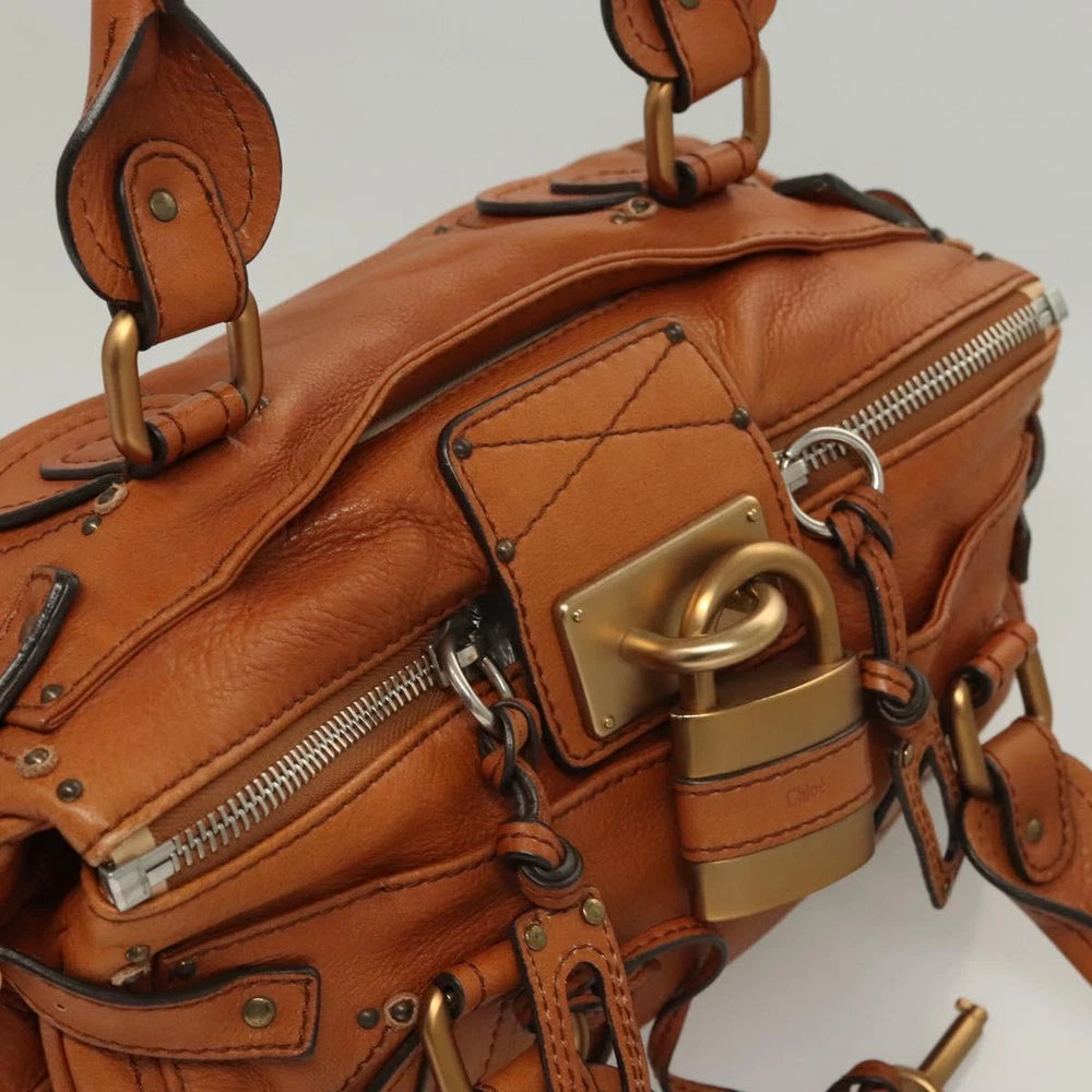 Vintage Chloe Paddington Bag Brun - Leather