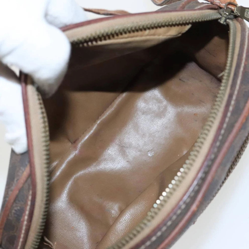 VINTAGE CELINE CROSSBODY BAG MACADAM CANVAS
