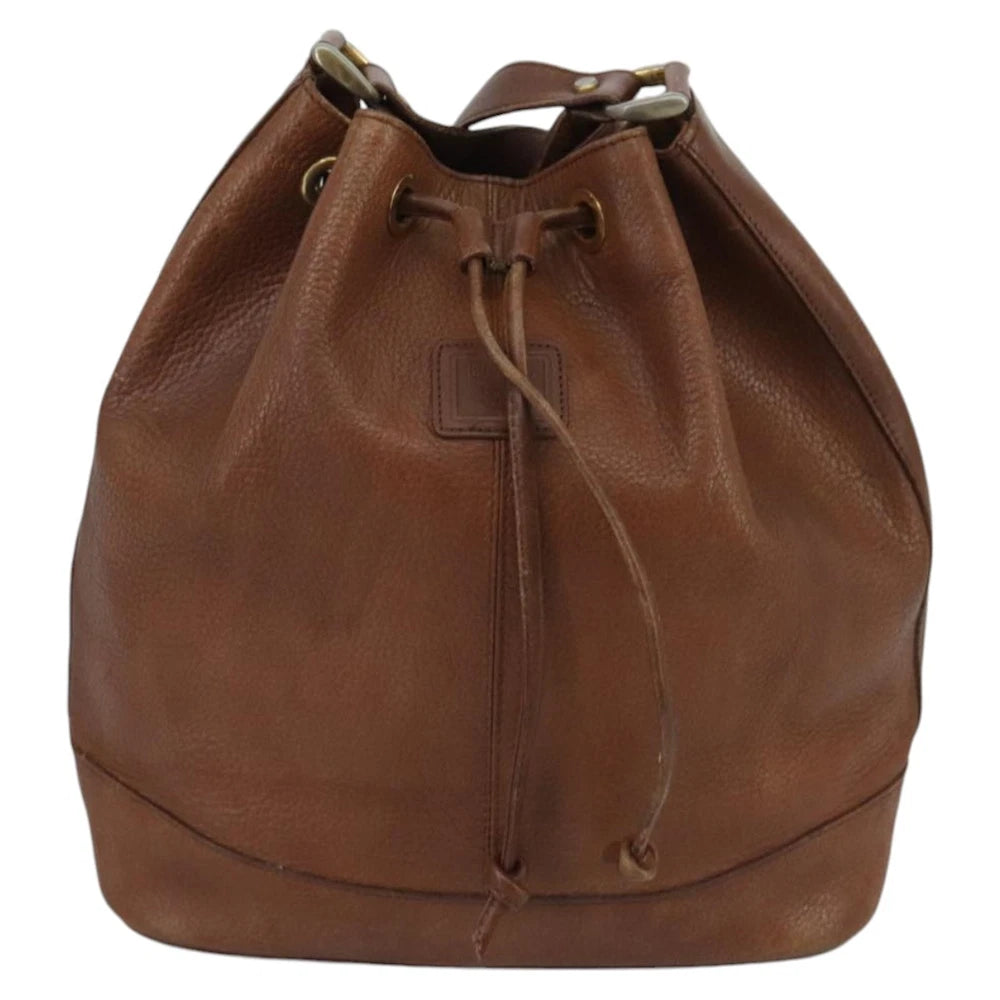 Burberry Bucket Bag - Brown Leather