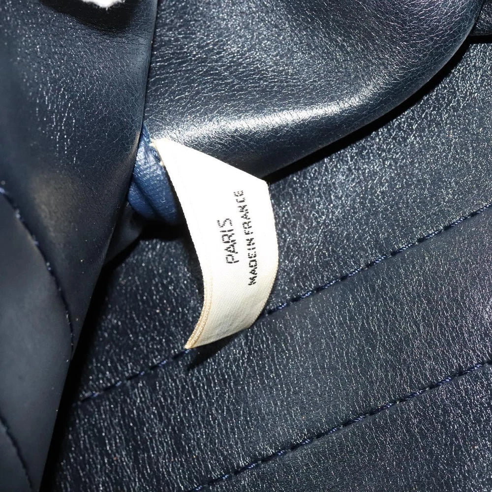 Vintage Dior Boston Bag - Navy Trotter Canvas