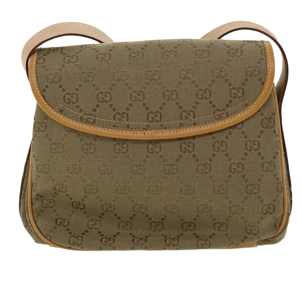VINTAGE GUCCI CAMERA BAG GG CANVAS