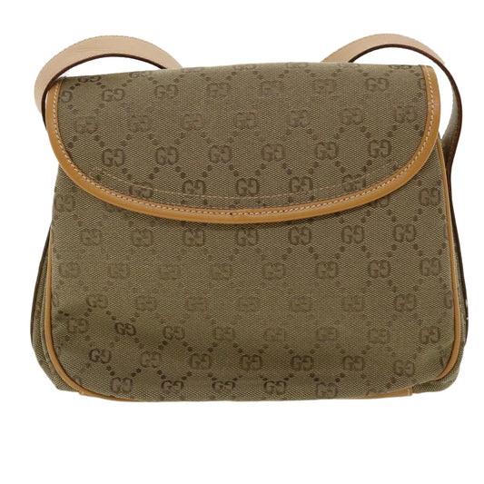 VINTAGE GUCCI CAMERA BAG GG CANVAS