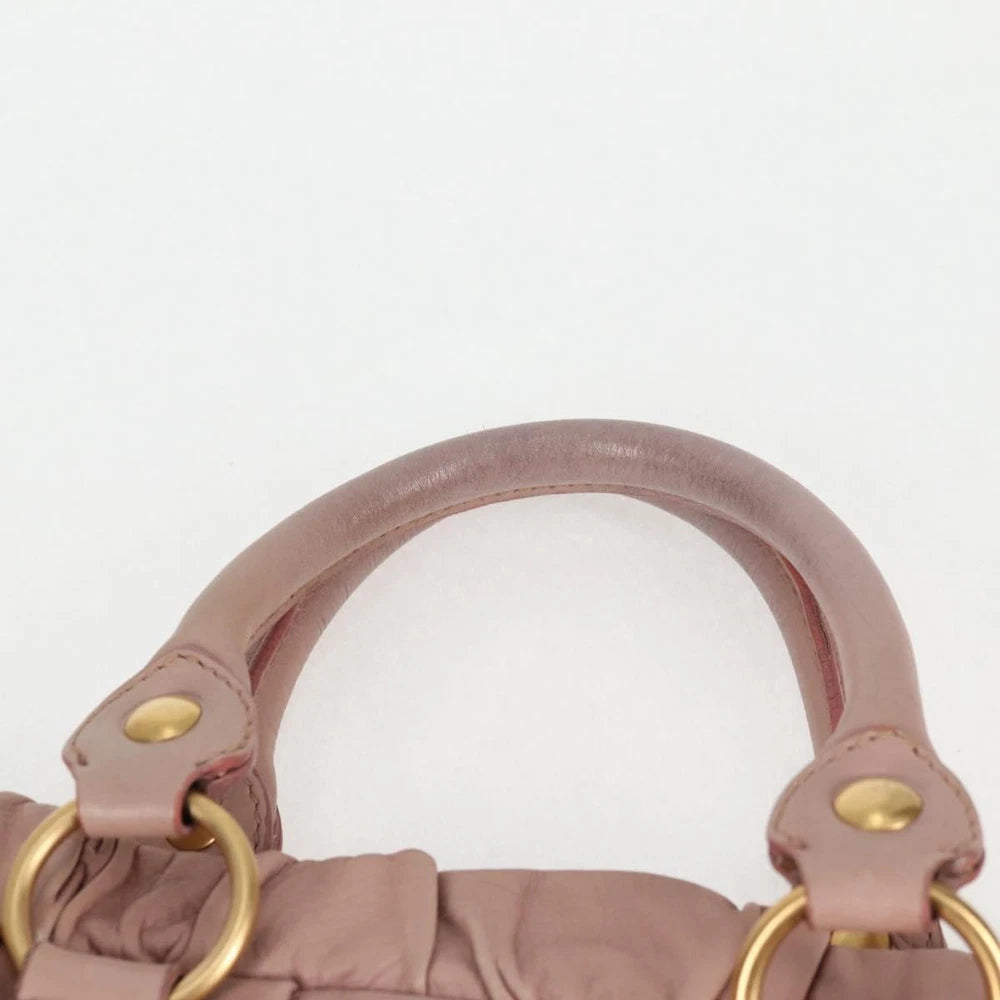 Rosa Miu Miu Veske - Skinn