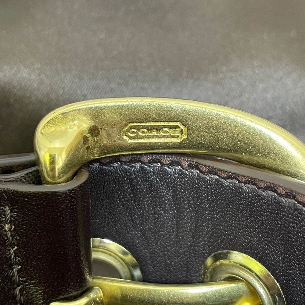 Coach Soho Bag - Dark Brown Leather